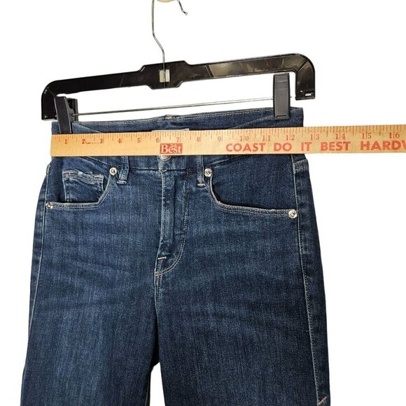 Good‎ American Women's Good Legs Crop Jeans  Size 25 0 Blue Denim - Picture 12 of 13